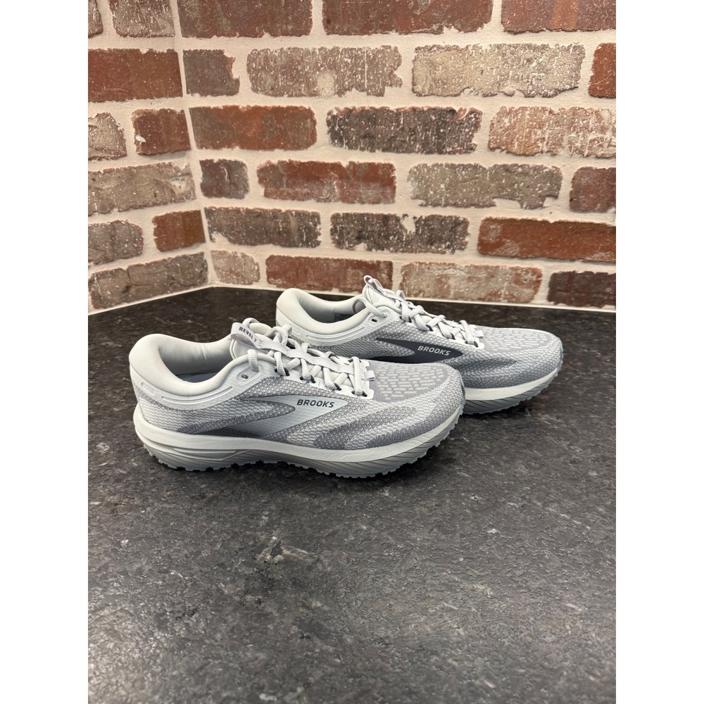 Brooks Revel 7 Womens Running Shoes Grey White 1204241B036 Size 11